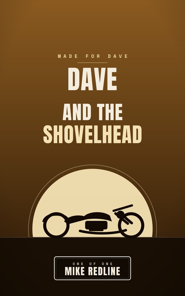 Dave and the Shovelhead custom book cover