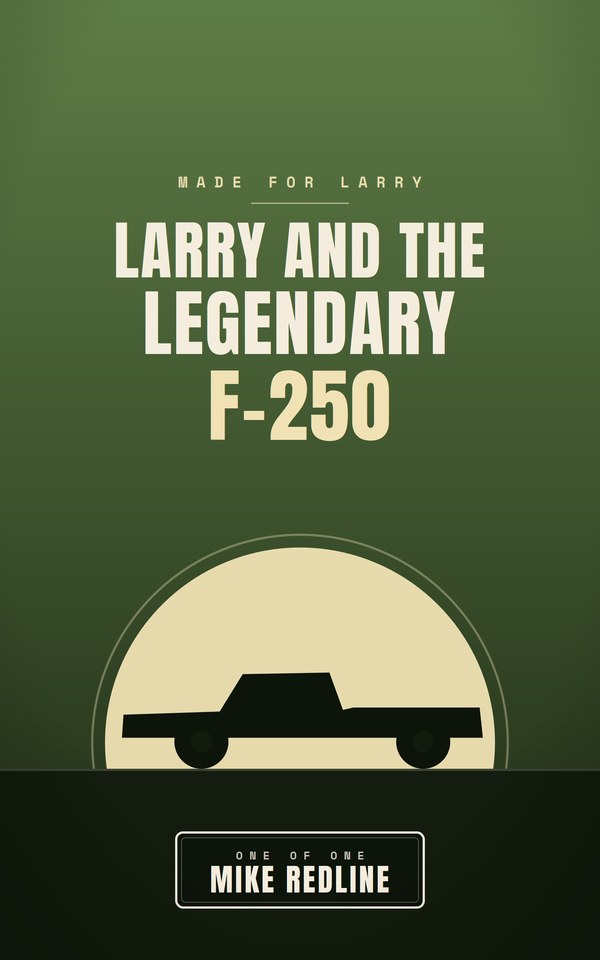 Larry and the Legendary F-250 custom book cover